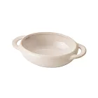 【TAMAKI】雙把手耐熱陶瓷烘焙焗烤盤300ml． 白