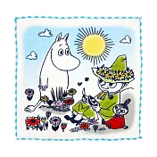 【日本丸真】Moomin刺繡小方巾 (春日野餐)