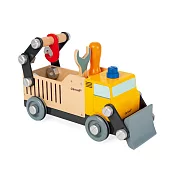 【法國Janod】小木匠創意玩-工程卡車