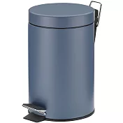 《KELA》簡約腳踏式垃圾桶(藍3L) | 回收桶 廚餘桶 踩踏桶