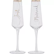 《CreativeTops》Ava香檳杯2件(結婚吧250ml)
