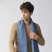 【ST.MALO】100% Baby alpaca 純織秘魯羊駝圍巾-2029WS- F 愛琴藍