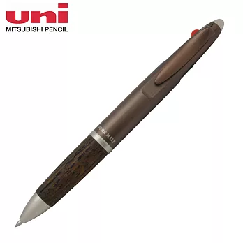 UNI PUREMALT神木筆 MSXE-1005多機能筆 金屬茶色
