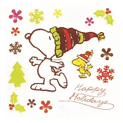 【日本Hakodate】Snoopy史奴比聖誕系列果凍貼紙 · 玩耍