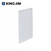 【KING JIM】Loose leaf IN 活頁紙 紙收納資料夾 透明白 (435T-WH)