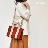 Ultrahard Charisma 方形帆布托特包/手提肩背兩用包 - Mini (磚橘)