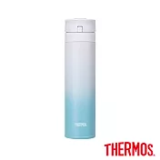 【THERMOS 膳魔師】不銹鋼真空保溫瓶450ml (JNS-453-GLB)漸層藍