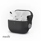 Moshi Pebbo for AirPods 3rd 藍牙耳機充電盒保護套 (3代適用) 灰黑