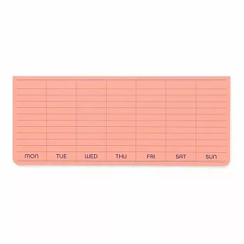 【HIGHTIDE】Penco 週間MEMO便利貼 ‧ 粉紅色