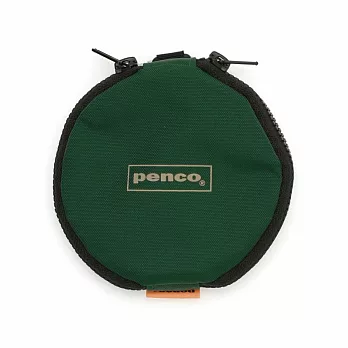 【HIGHTIDE】Penco 雙開拉鍊文具小物收納包 ‧ 深綠色