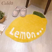 【Caldo卡朵生活】檸檬造型防滑絨毛腳踏地墊