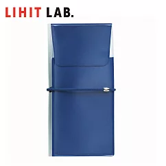 LIHIT LAB A─7941 透明多用途筆袋(ALCLEA) 藍色