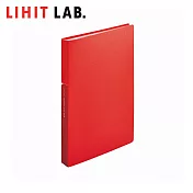 LIHIT LAB N-7762 A4 40入資料本(ALCLEA) 紅色