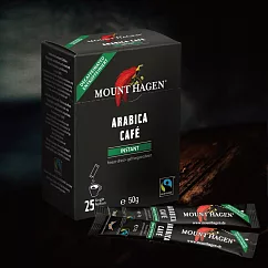 【Mount Hagen】德國進口 公平貿易低咖啡因即溶咖啡粉(2g x 25入)