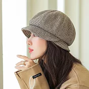 日本 BEAUTYJAPAN 抗寒保暖時尚帽 BJ2106 咖啡色