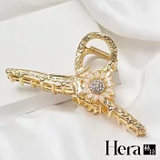 【Hera 赫拉】向日葵金屬閃亮鯊魚夾/髮夾 H110120323 金色