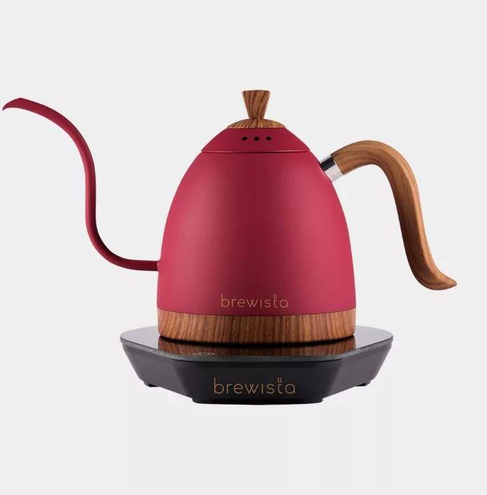 Brewista Artisan 600ml 細長嘴可調溫不銹鋼電水壺 -胭脂紅