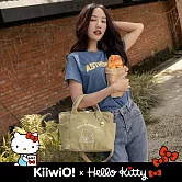 Hello Kitty x Kiiwi O! 聯名款．美式復古系列兩用帆布托特包 MOLLY  溫柔奶茶