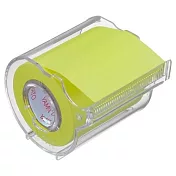 【YAMATO】螢光紙便利貼 單捲50mm(附切割台)． 黃色