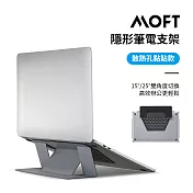 美國 MOFT 隱形筆電支架 黏貼散熱孔款 11-15吋筆電適用  灰色