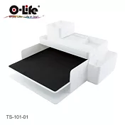 【O-Life】Target 平板公文架 (A4資料架 雙層 文件架 筆電收納 桌面收納) 白色