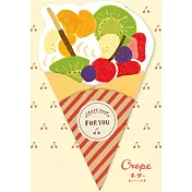【Wa-Life】春季限定｜可麗餅造型信紙組 ‧ 新鮮水果