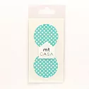 【日本mt和紙膠帶】CASA Seal 裝飾和紙貼紙 ‧ 點點/薄荷
