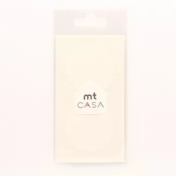 【日本mt和紙膠帶】CASA Seal 裝飾和紙貼紙 ‧ 霧白