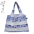 【Misuzu Uta】-日本大正時代著名詩人金子美鈴系列摺疊大容量購物袋(洋灯)