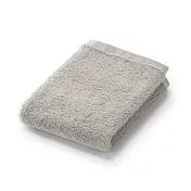 [MUJI無印良品]棉圈絨手巾/中厚型/附環扣/淺灰