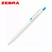 (3支1包)ZEBRA SARASA R 鋼珠筆 0.4白桿天空藍