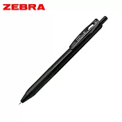 (3支1包)ZEBRA SARASA R 鋼珠筆 0.4黑桿黑