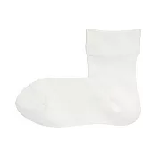 [MUJI無印良品]女棉混足口寬鬆舒適輕薄直角短襪 23~25cm