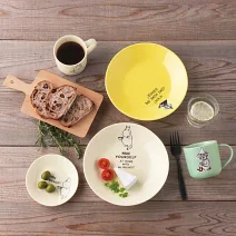 【日本YAMAKA】Moomin嚕嚕米陶瓷淺盤13.5cm ‧ 阿金