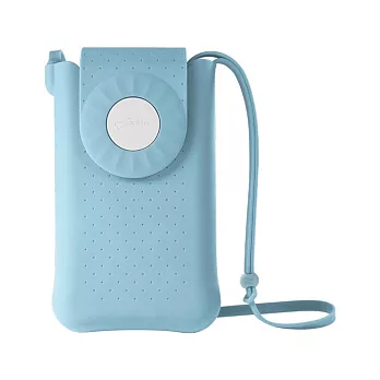 Bone / 泡泡斜背手機包 - 隨身小包 無鉤設計 - 藍色