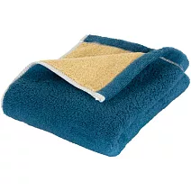 【Prairie Dog】日本今治超吸水雙色柔軟純棉毛巾 ‧ 褐藍色