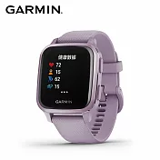 GARMIN VENU SQ GPS 智慧腕錶  淺灰紫