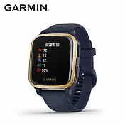 GARMIN VENU SQ Music GPS 智慧腕錶  藏青藍