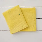 點點紗毛巾 亮黃