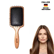 【德國FALLER芙樂梳具刷具】原木大型抗糾結氣墊梳 柔珠軟纖維脆弱秀髮也可使用