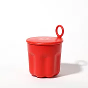 【HOLOHOLO】JELLY MINI 吸管兩用隨行杯（200ml／6色） 蘋果紅