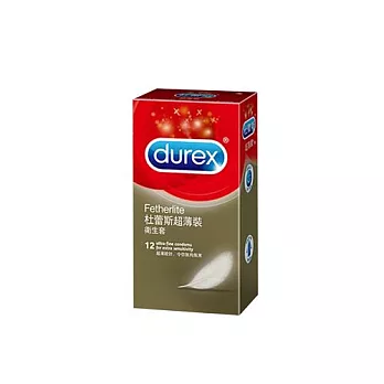 Durex杜蕾斯-超薄型 保險套(12入裝)