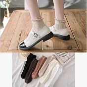 【Missking 1983】春夏日系麻花女短襪船襪 (5雙組)