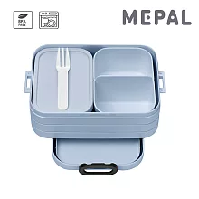 MEPAL / 分隔方形餐盒(M)- 北歐藍