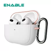 【ENABLE】NEST For AirPods 3 雙層防摔抗震保護套- 白色