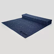 【QMAT】6mmTPE折疊瑜珈墊 台灣製(隨貨附贈揹袋 雙面雙壓紋皆止滑) 太空藍