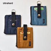Ultrahard 簡約隨身ID卡夾零錢包/證件套 - 牛仔藍
