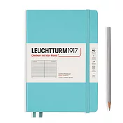 德國 LEUCHTTURM1917 硬殼筆記本 A5 橫線 海藍色