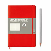 德國 LEUCHTTURM1917 軟殼筆記本 B6  方點 紅色