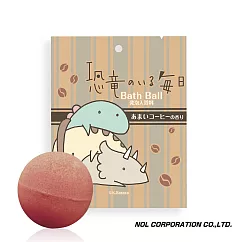 日本NOL─Cute Dinosaurs LINE貼圖入浴球Ⅱ(咖啡香氣/附公仔/沐浴球/洗澡玩具/交換禮物)